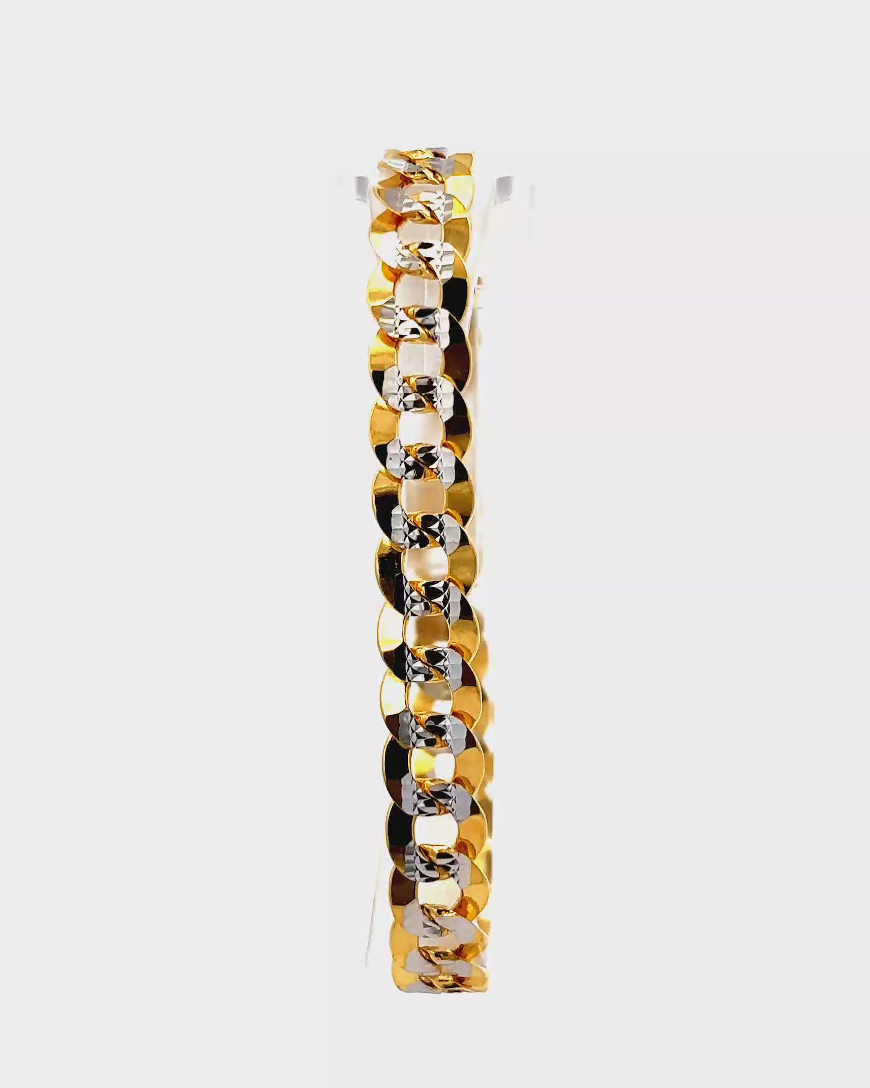 PULSERA BARBADA DE ORO 14K