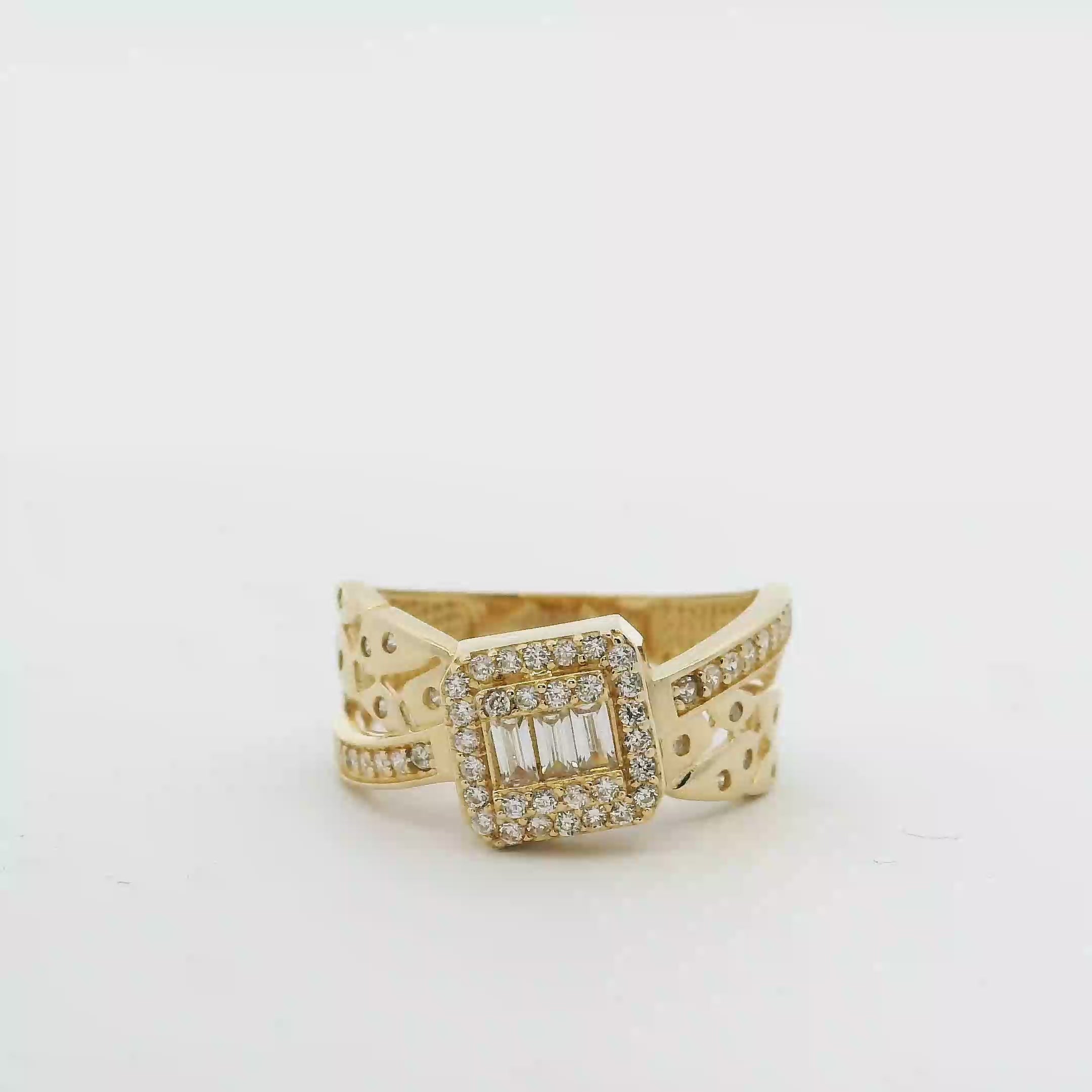 ANILLO ORO 14K DAMA